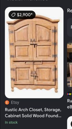Rustic storage cabinet