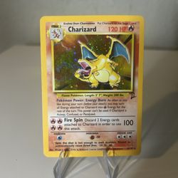 Pokémon Base Set 2 Charizard #4/130 Holo Card