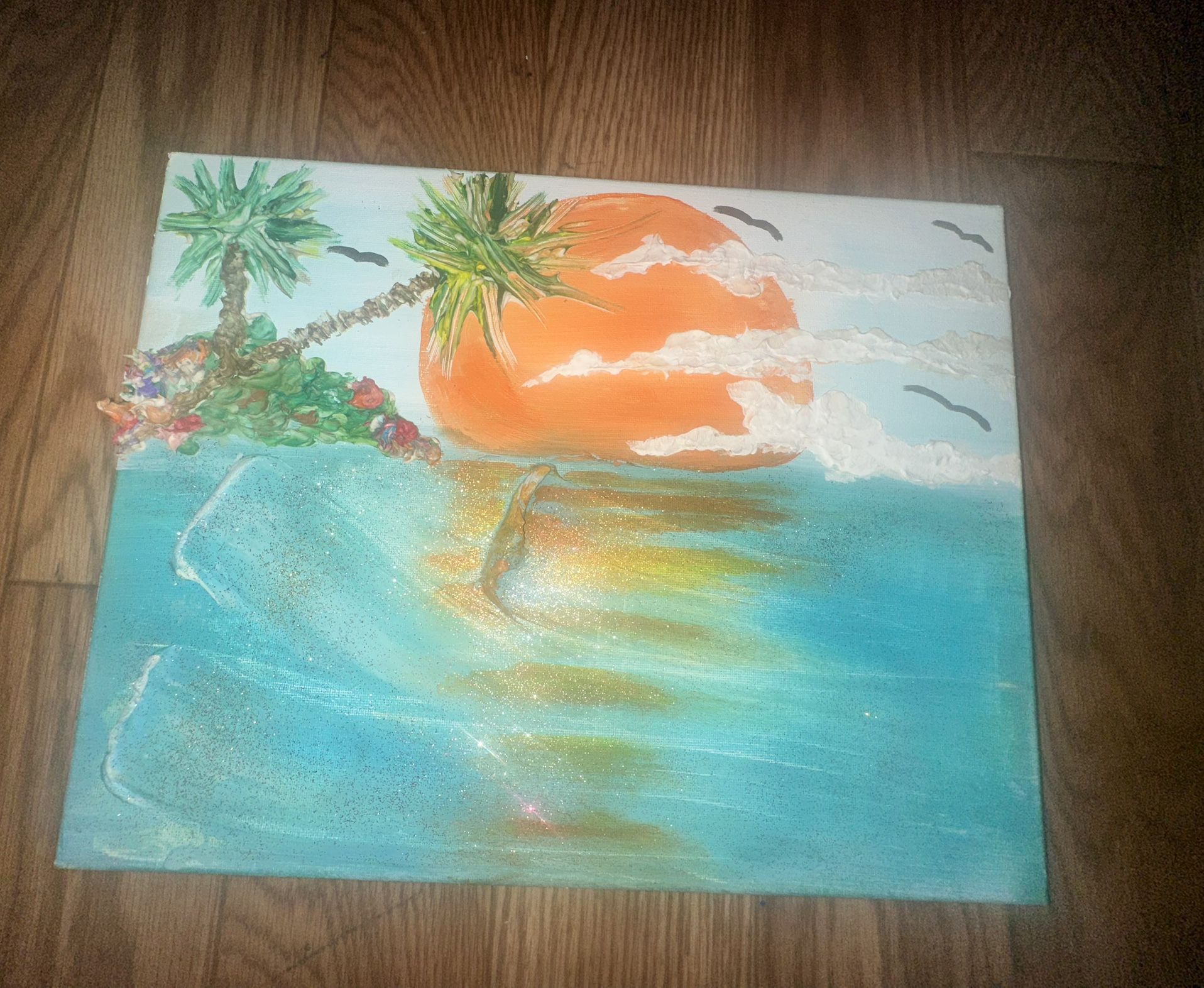 Small Original Ocean Painting