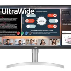 LG 32” Ultra Wide LED Monitor. 