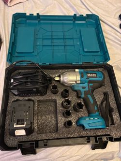 SEESII Cordless Impact Wrench Kit with Case