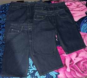 4 Same Jeans/Jorts Size 32 For Men/Boys