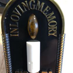 Yahrzeit Remembrance Memorial Plug in Judaica