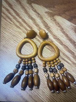 Wooden Earring