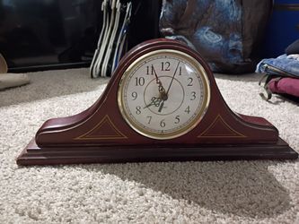 Vintage over the fireplace clock