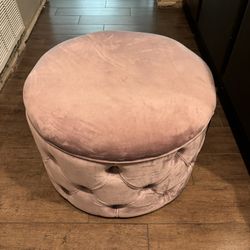 Ottoman/Storage ottoman - Pink