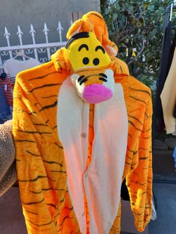 Tiger Onesie ADULT Large Unisex