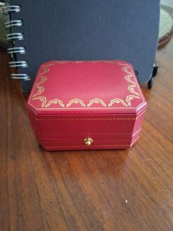 Designer Red Box For Earrings,  Or Set Jewelry 