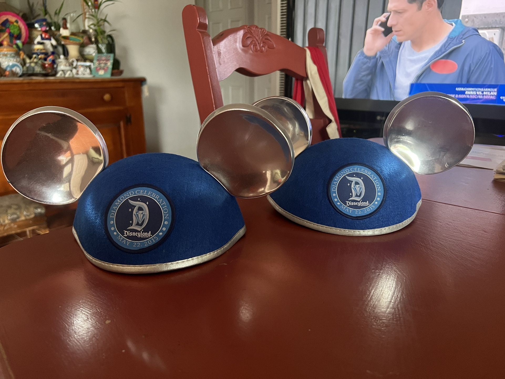 Disneyland 60th Anniversary Mickey Ears Mouse Diamond Celebration NEW May 22