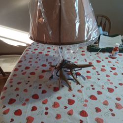 Fake Deer Antler Table Lamp 
