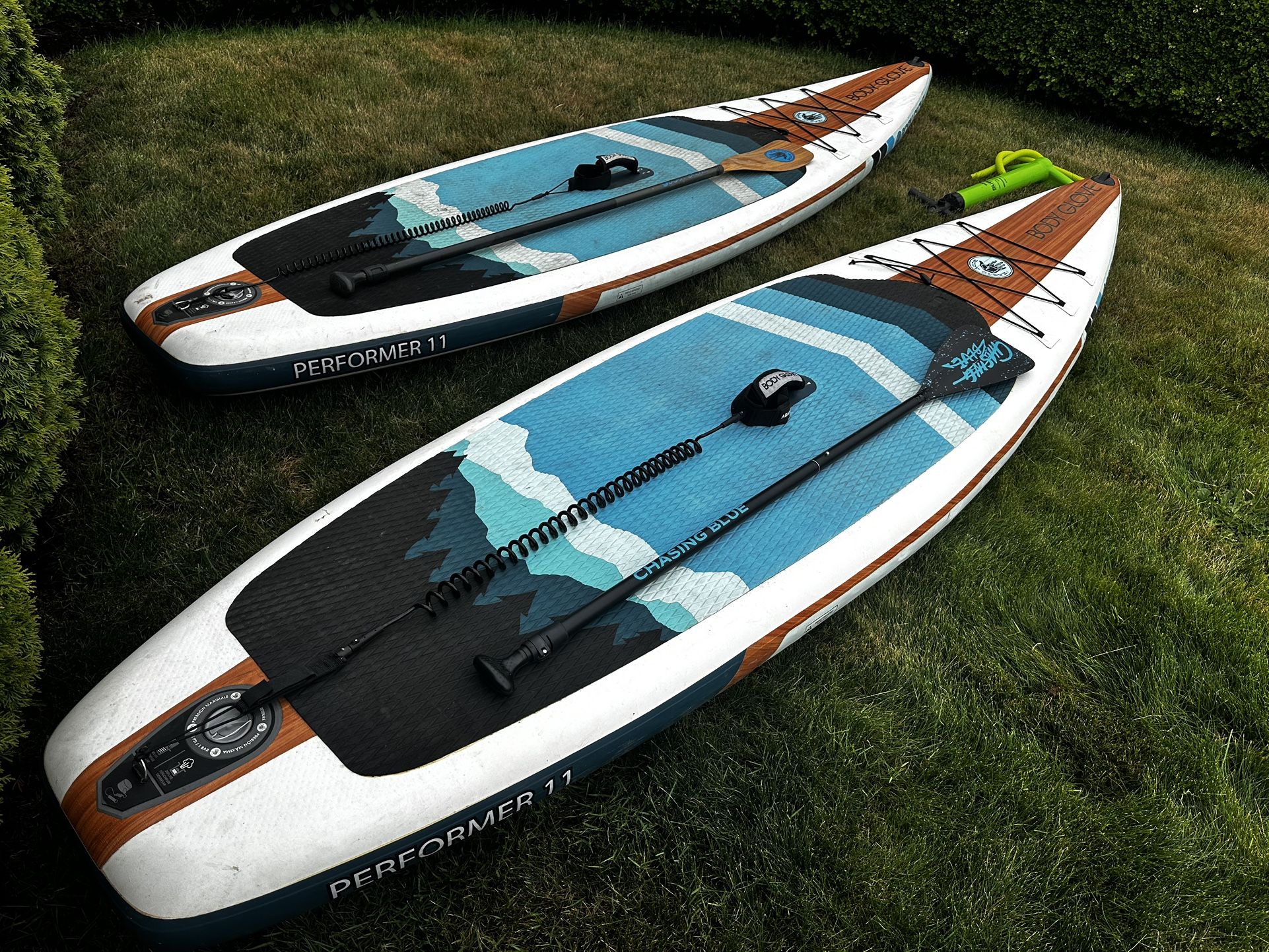 His & Hers Body Glove Performer 11 Paddle Board Boards Set