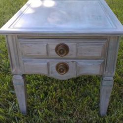 Refinished Vintage End Table
