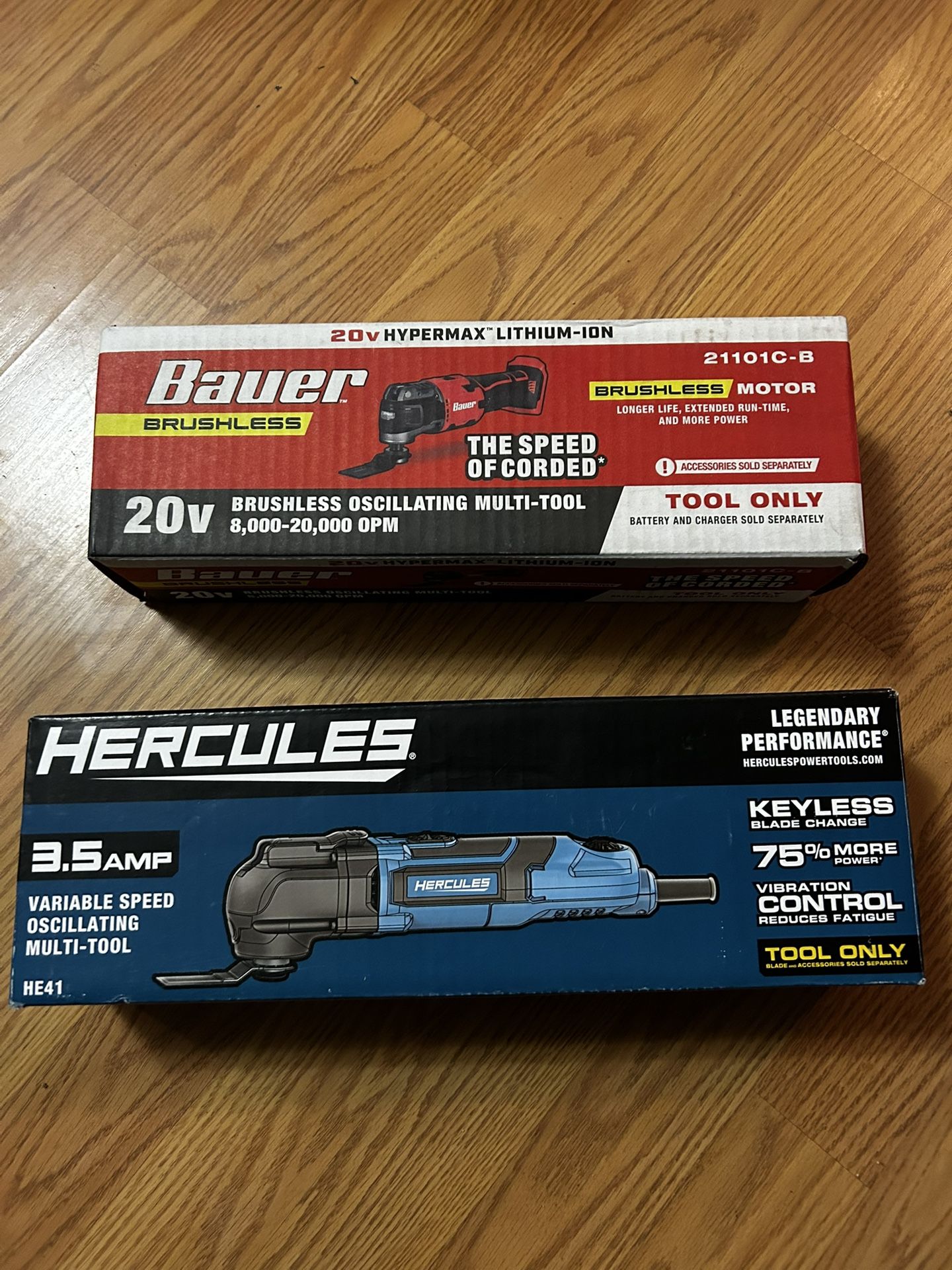 Hercules BAUER 20V Brushless Cordless Variable Speed each one 30$