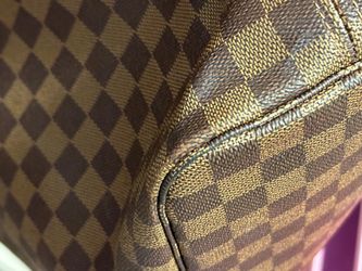 Authentic Louis Vuitton Neverfull MM Damier Ebene Baby Pink