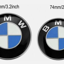 BMW hood & trunk emblems set