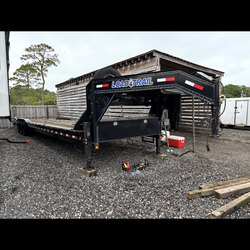 40-foot gooseneck triple axle trailer