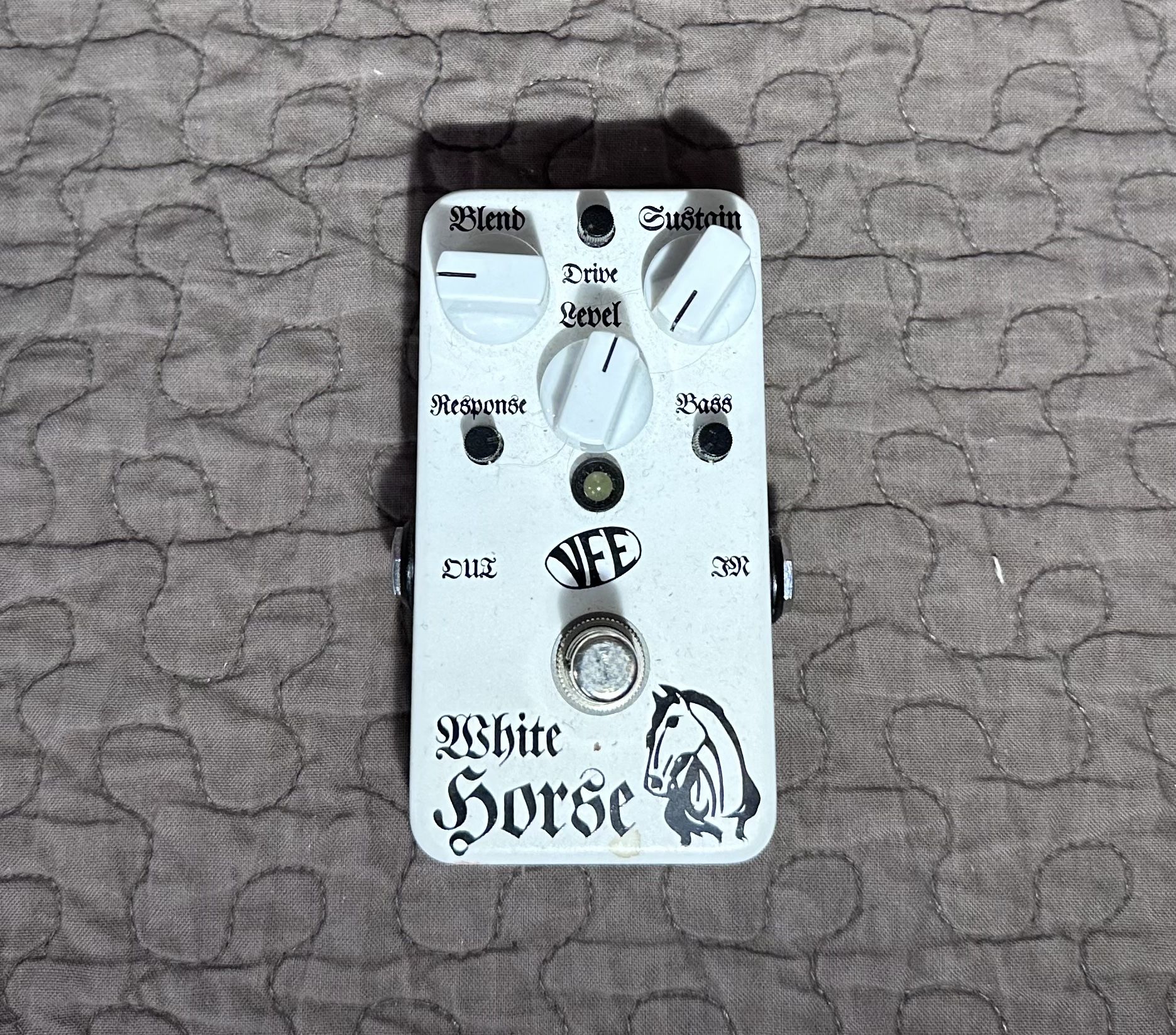 VFE White Horse Rare Early Build Guitar effects pedal VFE White Horse Rare Early Build Guitar effects pedal