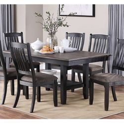 Brown Dining Table Set (Free Delivery)