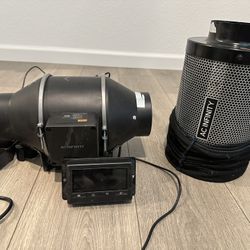 AC Infinity Cloud line Fan And Carbon Filter