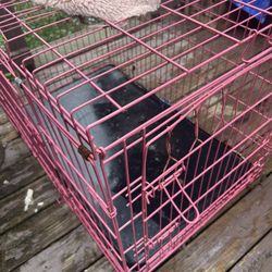 XXL Dog Crate Pink