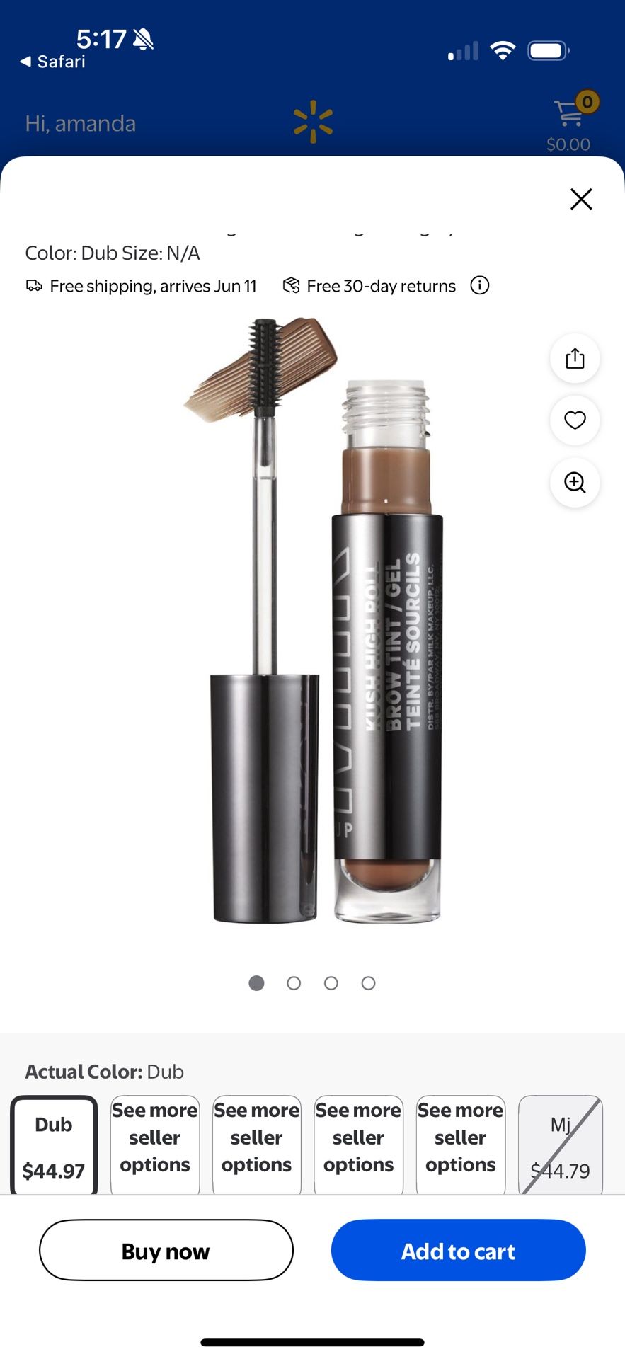 Milk Makeup Kush High Roll Brow Tint Dutch