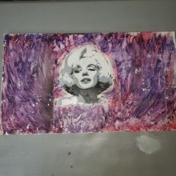 Marilyn Monroe Painting Portrait 