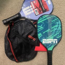Pickleball Paddle Set with Carrying Bag