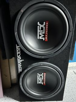 12” x 2 Subwoofers & Amp!!