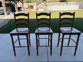 Solid Wood Bar Stools