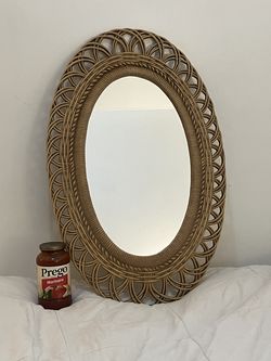 Vintage Burwood 30” Oval Mirror 1980 - Excellent Condition
