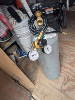 Argon welding tank hand gauge $120.