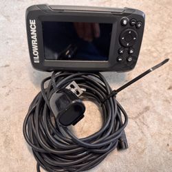 Lowrance Hook 4x Fish Finder And Transponder 