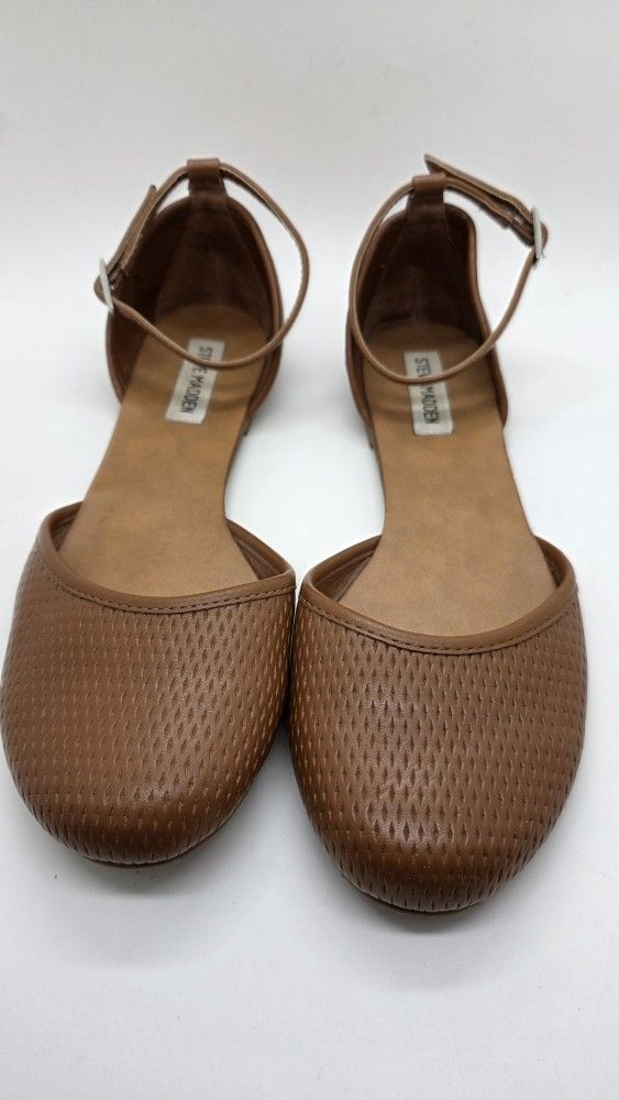 Steve Madden Brown Women Flats Sandals Size 9.5