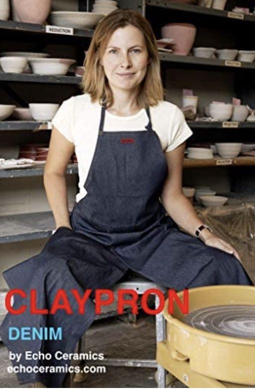 Brand New Clay Apron Pottery Apron with Split Legs