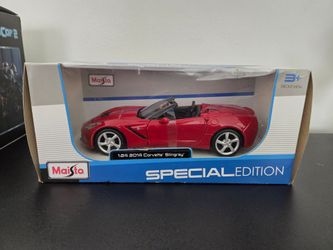 Corvette Stingray (2014) 1:24 Scale SE Red Diecast Metal Car
