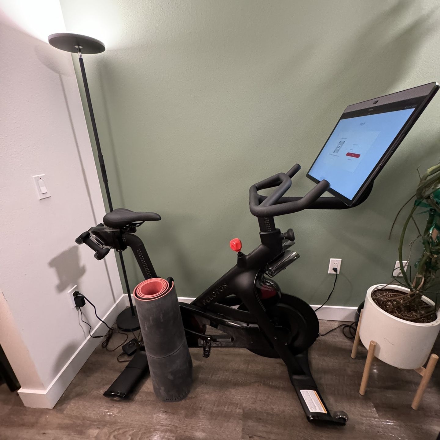 Peloton Bike Plus (includes mat and weights)