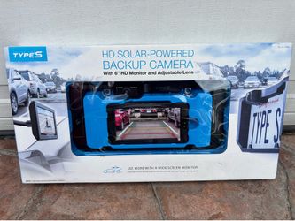 Back up camera HD solar powered new make offer