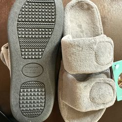 Dual Strap Arch Support Adjustable Slide Slipper