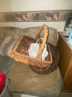 Wicker Baskets Set of Three