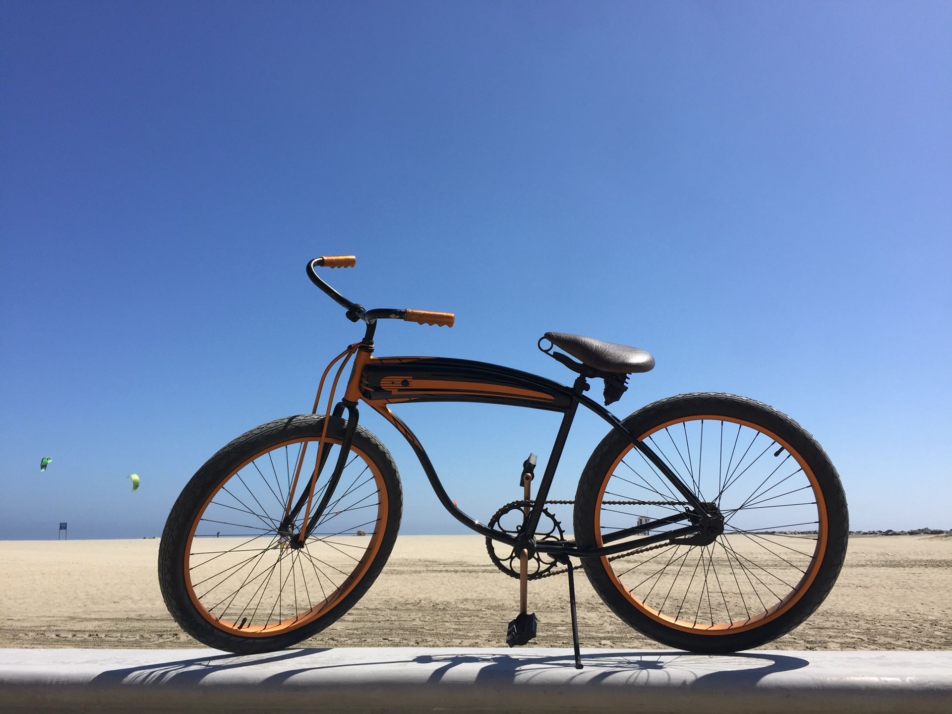 Schwinn tank bike 1950’s beach cruiser prewar postwar bicycle