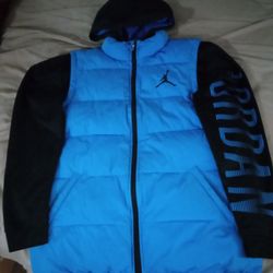 Blue And Black Coat