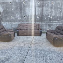 Two TONE SECTIONAL RECLINER 