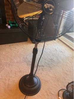 2 solid quiet  metal  fans. Both for 30 dollars