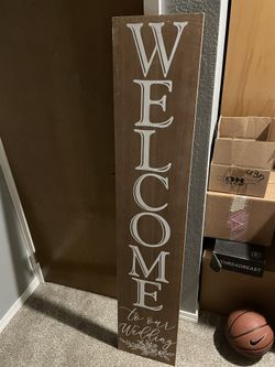 Welcome Wedding Sign
