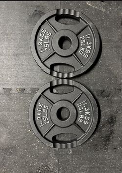 25 Lbs Olympic Plate Set Brand New