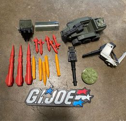 VINTAGE GI JOE ROLLING THUNDER VEHICLE PARTS MISSILES 80s 1988 3 3/4”