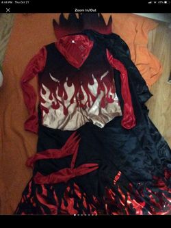 Hot Stuff Devil With Flames Costume