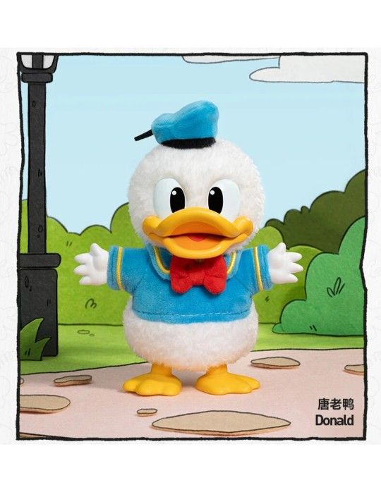 Donald Disney POP MART Mickey And Family Cute Together Plush Keychain