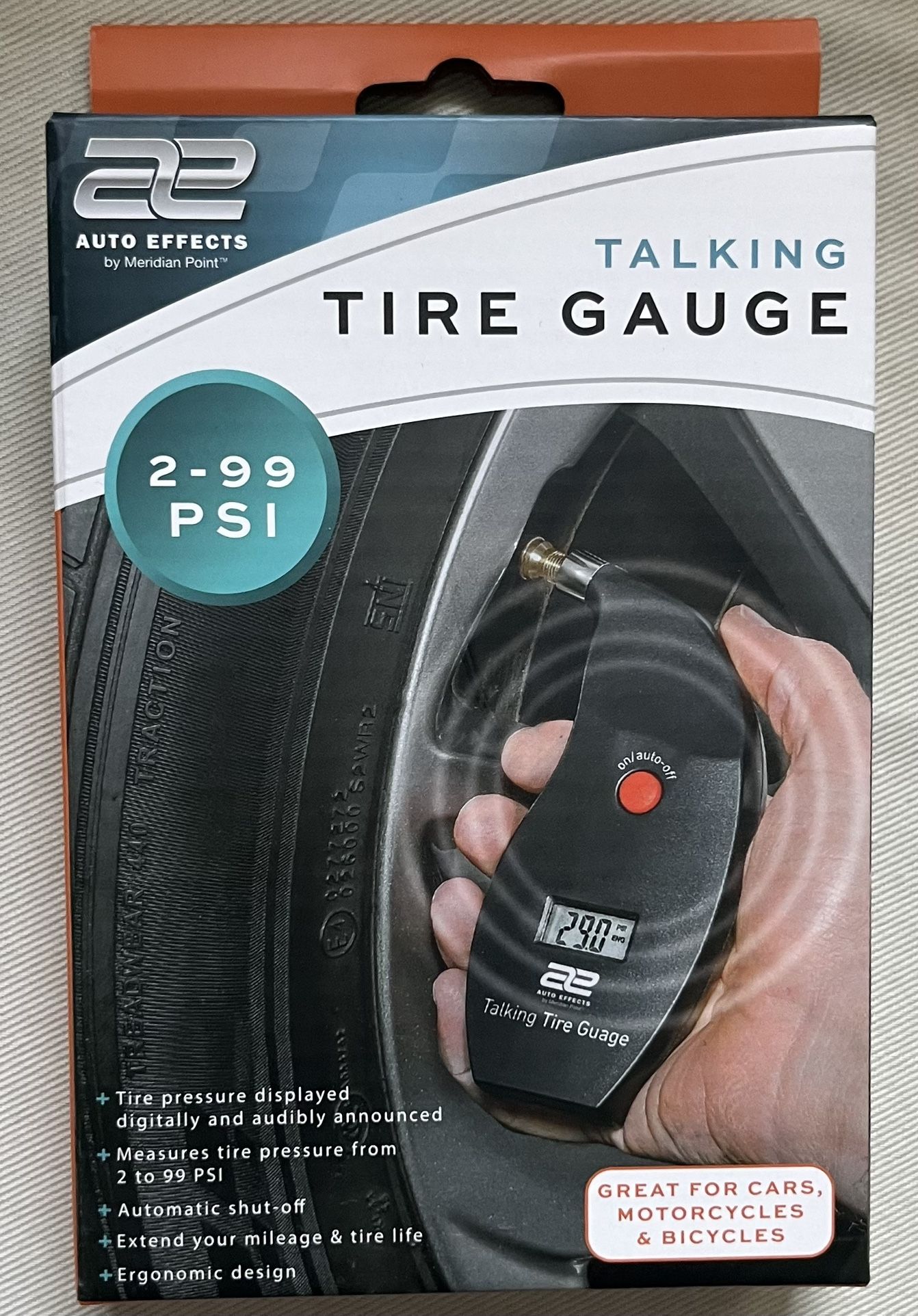 Auto Effects Talking Tire Gauge
