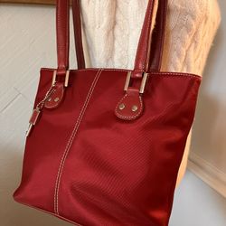 Small Red Fossil Tote